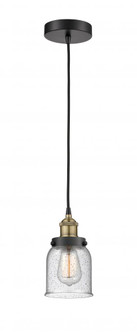 Bell - 1 Light - 5 inch - Black Antique Brass - Cord hung - Mini Pendant (3442|616-1PH-BAB-G54)