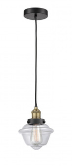 Oxford - 1 Light - 7 inch - Black Antique Brass - Cord hung - Mini Pendant (3442|616-1PH-BAB-G532)