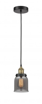 Bell - 1 Light - 5 inch - Black Antique Brass - Cord hung - Mini Pendant (3442|616-1PH-BAB-G53)