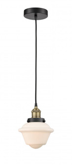 Oxford - 1 Light - 7 inch - Black Antique Brass - Cord hung - Mini Pendant (3442|616-1PH-BAB-G531)