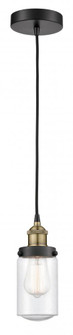 Dover - 1 Light - 5 inch - Black Antique Brass - Cord hung - Mini Pendant (3442|616-1PH-BAB-G314)