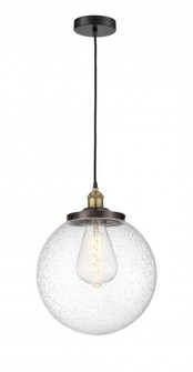 Beacon - 1 Light - 14 inch - Black Antique Brass - Multi Pendant (3442|616-1PH-BAB-G204-14)