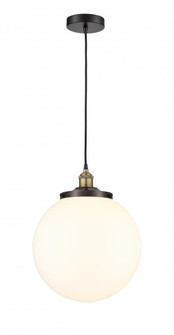 Beacon - 1 Light - 14 inch - Black Antique Brass - Mini Pendant (3442|616-1PH-BAB-G201-14)