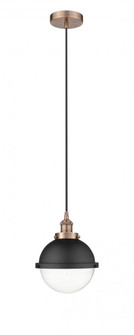 Edison - 1 Light - 9 inch - Antique Copper - Mini Pendant (3442|616-1PH-AC-HFS-82-BK)