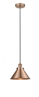 Edison - 1 Light - 10 inch - Antique Copper - Mini Pendant (3442|616-1PH-AC-M10-AC)