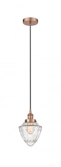 Bullet - 1 Light - 7 inch - Antique Copper - Mini Pendant (3442|616-1PH-AC-G664-7)