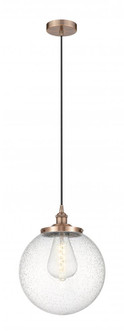 Beacon - 1 Light - 14 inch - Antique Copper - Mini Pendant (3442|616-1PH-AC-G204-14)