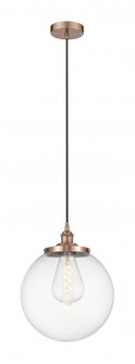 Beacon - 1 Light - 14 inch - Antique Copper - Mini Pendant (3442|616-1PH-AC-G202-14)
