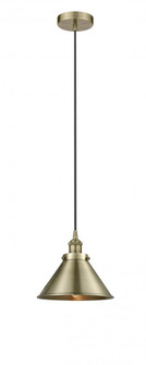 Edison - 1 Light - 10 inch - Antique Brass - Mini Pendant (3442|616-1PH-AB-M10-AB)