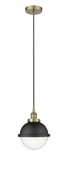 Edison - 1 Light - 9 inch - Antique Brass - Mini Pendant (3442|616-1PH-AB-HFS-84-BK)
