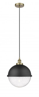 Edison - 1 Light - 13 inch - Antique Brass - Mini Pendant (3442|616-1PH-AB-HFS-124-BK)