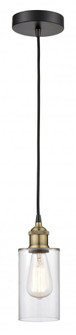 Clymer - 1 Light - 4 inch - Black Antique Brass - Cord hung - Mini Pendant (3442|616-1P-BAB-G802)