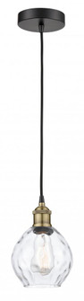 Waverly - 1 Light - 6 inch - Black Antique Brass - Cord hung - Mini Pendant (3442|616-1P-BAB-G362)