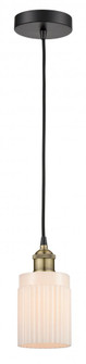 Hadley - 1 Light - 5 inch - Black Antique Brass - Cord hung - Mini Pendant (3442|616-1P-BAB-G341)