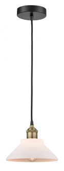 Orwell - 1 Light - 8 inch - Black Antique Brass - Cord hung - Mini Pendant (3442|616-1P-BAB-G131)