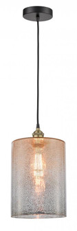 Cobbleskill - 1 Light - 9 inch - Black Antique Brass - Cord hung - Mini Pendant (3442|616-1P-BAB-G116-L)