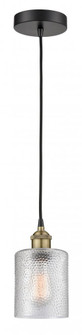 Cobbleskill - 1 Light - 5 inch - Black Antique Brass - Cord hung - Mini Pendant (3442|616-1P-BAB-G112)