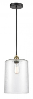 Cobbleskill - 1 Light - 9 inch - Black Antique Brass - Cord hung - Mini Pendant (3442|616-1P-BAB-G112-L)