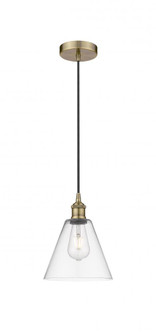 Berkshire - 1 Light - 8 inch - Antique Brass - Mini Pendant (3442|616-1P-AB-GBC-82)