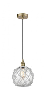 Edison - 1 Light - 8 inch - Antique Brass - Mini Pendant (3442|616-1P-AB-G122-8RW)