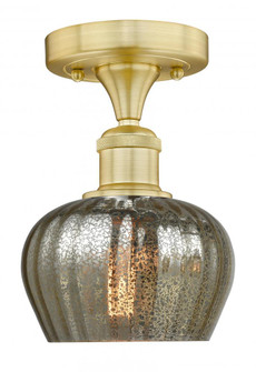 Fenton - 1 Light - 7 inch - Satin Gold - Semi-Flush Mount (3442|616-1F-SG-G96)