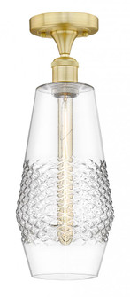 Windham - 1 Light - 7 inch - Satin Gold - Flush Mount (3442|616-1F-SG-G682-7)