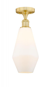 Cindyrella - 1 Light - 7 inch - Satin Gold - Semi-Flush Mount (3442|616-1F-SG-G651-7)