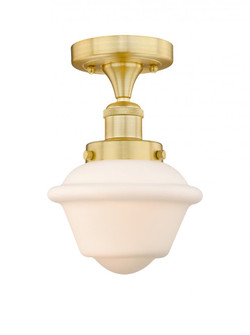 Oxford - 1 Light - 7 inch - Satin Gold - Semi-Flush Mount (3442|616-1F-SG-G531)