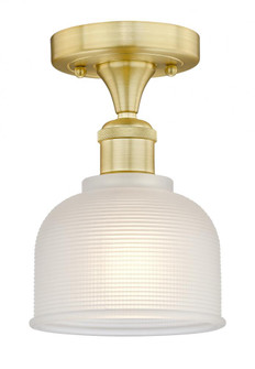 Dayton - 1 Light - 6 inch - Satin Gold - Flush Mount (3442|616-1F-SG-G411)