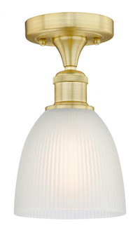 Castile - 1 Light - 6 inch - Satin Gold - Semi-Flush Mount (3442|616-1F-SG-G381)