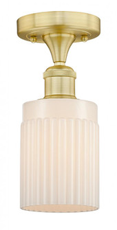 Hadley - 1 Light - 5 inch - Satin Gold - Semi-Flush Mount (3442|616-1F-SG-G341)