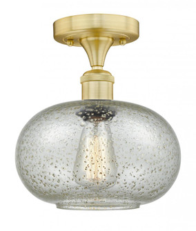 Gorham - 1 Light - 10 inch - Satin Gold - Semi-Flush Mount (3442|616-1F-SG-G249)