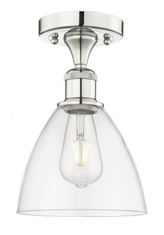 Bristol - 1 Light - 8 inch - Polished Nickel - Semi-Flush Mount (3442|616-1F-PN-GBD-752)