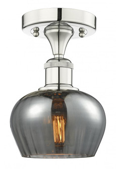 Fenton - 1 Light - 7 inch - Polished Nickel - Semi-Flush Mount (3442|616-1F-PN-G93)