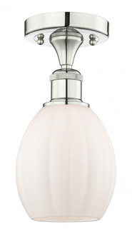 Eaton - 1 Light - 6 inch - Polished Nickel - Semi-Flush Mount (3442|616-1F-PN-G81)