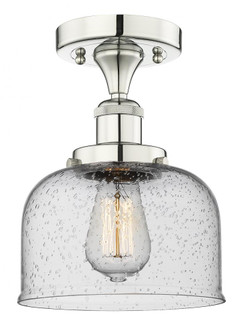 Bell - 1 Light - 8 inch - Polished Nickel - Semi-Flush Mount (3442|616-1F-PN-G74)