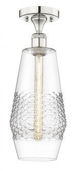 Windham - 1 Light - 7 inch - Polished Nickel - Flush Mount (3442|616-1F-PN-G682-7)