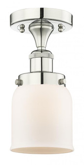 Bell - 1 Light - 5 inch - Polished Nickel - Semi-Flush Mount (3442|616-1F-PN-G51)