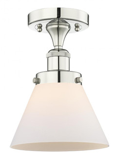 Cone - 1 Light - 8 inch - Polished Nickel - Semi-Flush Mount (3442|616-1F-PN-G41)