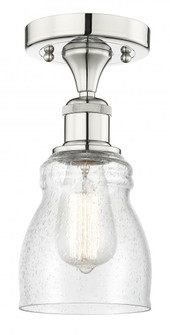 Ellery - 1 Light - 5 inch - Polished Nickel - Semi-Flush Mount (3442|616-1F-PN-G394)