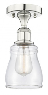 Ellery - 1 Light - 5 inch - Polished Nickel - Semi-Flush Mount (3442|616-1F-PN-G392)