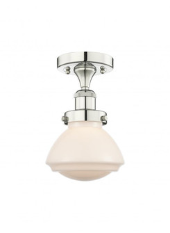Olean - 1 Light - 7 inch - Polished Nickel - Semi-Flush Mount (3442|616-1F-PN-G321)