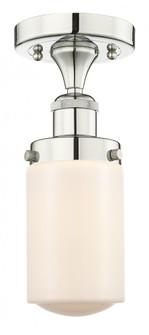 Dover - 1 Light - 5 inch - Polished Nickel - Semi-Flush Mount (3442|616-1F-PN-G311)