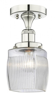 Colton - 1 Light - 6 inch - Polished Nickel - Semi-Flush Mount (3442|616-1F-PN-G302)