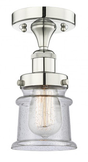 Canton - 1 Light - 5 inch - Polished Nickel - Semi-Flush Mount (3442|616-1F-PN-G184S)