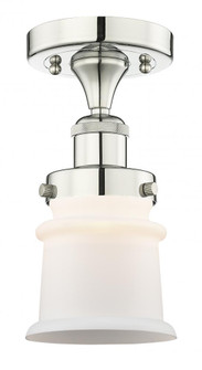 Canton - 1 Light - 5 inch - Polished Nickel - Semi-Flush Mount (3442|616-1F-PN-G181S)