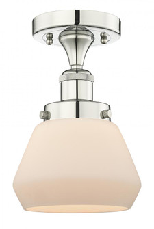 Fulton - 1 Light - 7 inch - Polished Nickel - Semi-Flush Mount (3442|616-1F-PN-G171)