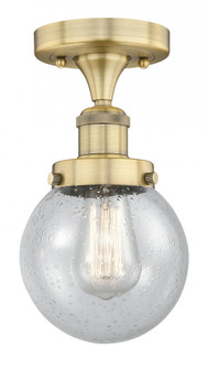 Beacon - 1 Light - 6 inch - Brushed Brass - Semi-Flush Mount (3442|616-1F-BB-G204-6)