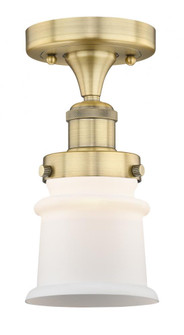 Canton - 1 Light - 5 inch - Brushed Brass - Semi-Flush Mount (3442|616-1F-BB-G181S)
