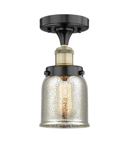 Bell - 1 Light - 5 inch - Black Antique Brass - Semi-Flush Mount (3442|616-1F-BAB-G58)